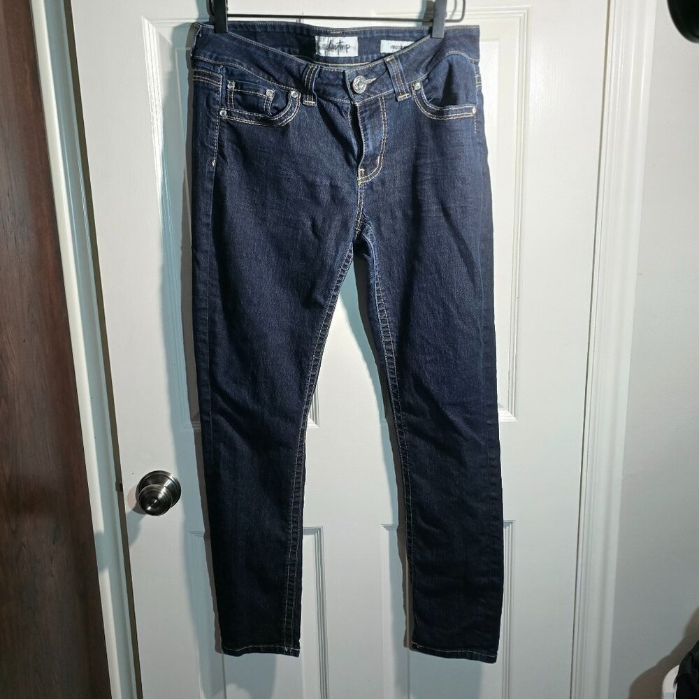 Women's Virgo Skinny Jeans Dark Wash, 30R